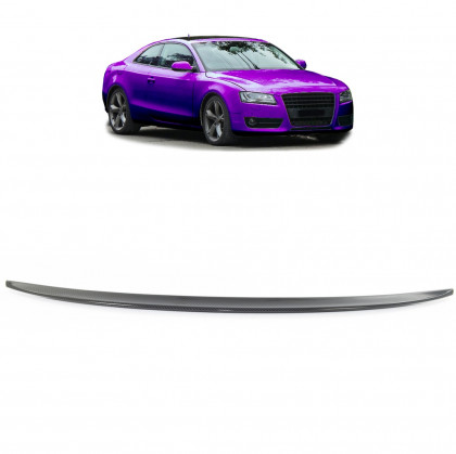 Spoiler zadní kapoty AUDI A5 (8T) Coupe 2007-2016 Sport-Style carbon look 