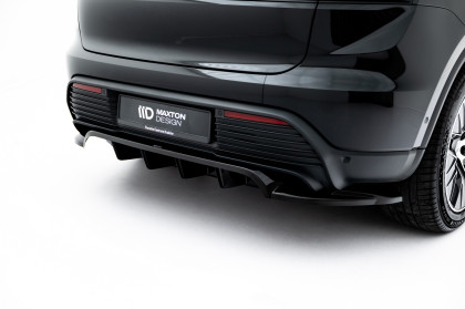 Spoiler zadního narázníku Porsche Macan EV Mk1 černý lesklý plast
