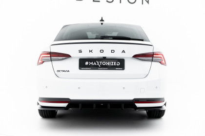Spoiler zadního narázníku Škoda Octavia Sportline Liftback / Combi Mk4 Facelift černý lesklý plast