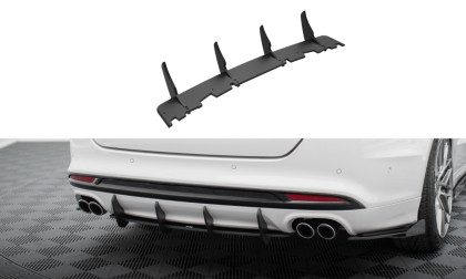Spoiler zadního nárazníku Street pro Ford Mondeo Sport Mk5 Facelift / Fusion Sport Mk2 Facelift červený