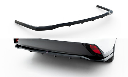 Spoiler zadního narázníku Toyota Highlander Mk4 černý lesklý plast