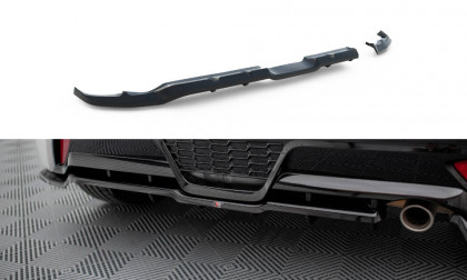 Spoiler zadního nárazniku Toyota Yaris GR Sport Mk4 černý lesklý plast