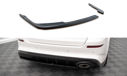 Spoiler zadního nárazníku V.1 Kia Optima Mk4 Facelift černý lesklý plast