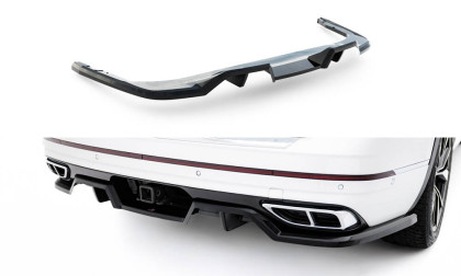 Spoiler zadního narázníku Volkswagen Atlas R-Line Mk1 Facelift 2 černý lesklý plast