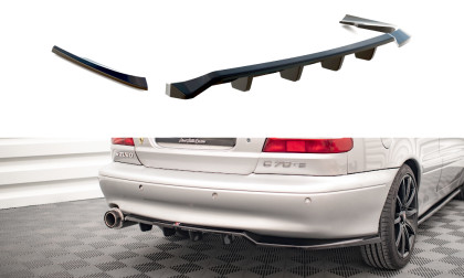Spoiler zadního nárazníku Volvo C70 Mk1 černý lesklý plast