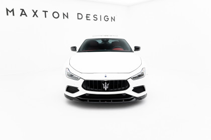 Spojler pod nárazník lipa Maserati Ghibli Modena Mk3 Facelift černý lesklý plast