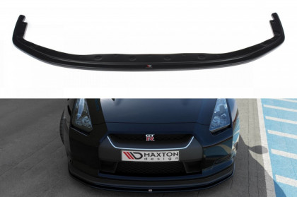 Spojler pod nárazník lipa Maxton - NISSAN GT-R PŘED FACELIFTEM COUPE (R35-SERIES) (2007-2010) černý lesklý plast