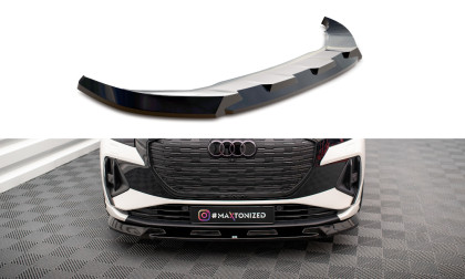 Spojler pod nárazník lipa V.1 Audi Q4 e-tron Sportback Mk1 carbon look