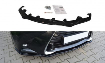 Spojler pod nárazník lipa V.1 Lexus GS Mk4 Facelift černý lesklý plast