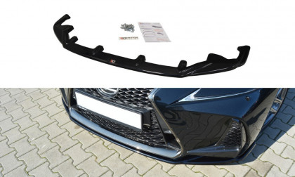 Spojler pod nárazník lipa V.1 Lexus IS Mk3 Facelift F-Sport carbon look