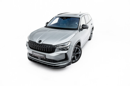 Spojler pod nárazník lipa V.2 Škoda Kodiaq Sportline Mk2 černý lesklý plast