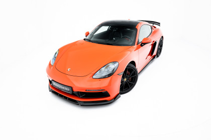 Spojler pod nárazník lipa V.3 Porsche 718 Cayman GTS 982c černý lesklý plast