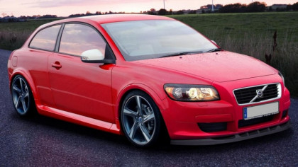 Spojler pod nárazník lipa Volvo C30 černý lesklý plast