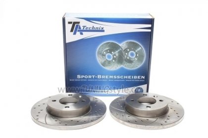 Sportovní brzdové kotouče TA Technix - přední 256mm - SEAT Inca 6K9