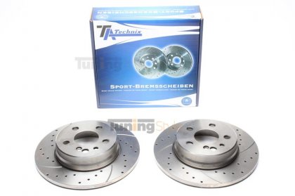 Sportovní brzdové kotouče TATechnix-Zadní 290mm Mercedes-Benz S W140
