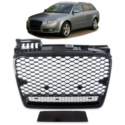 Sportovní maska AUDI A4 B7 RS-TYPE 04-07 černá lesklá