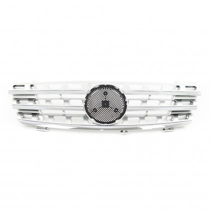 Sportovní maska - Mercedes-Benz M-Class (W164) 2005-2008 AMG style - chrom / silver