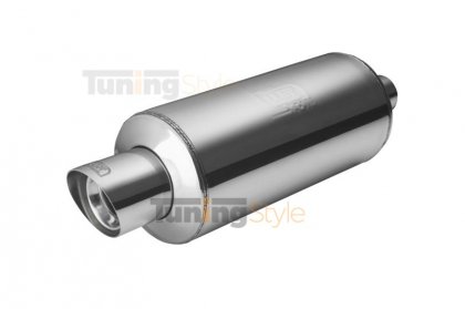 Sportovní výfuk ULTER SPORT Univerzální nerezové délka tlumiče 250mm koncovka 100mm