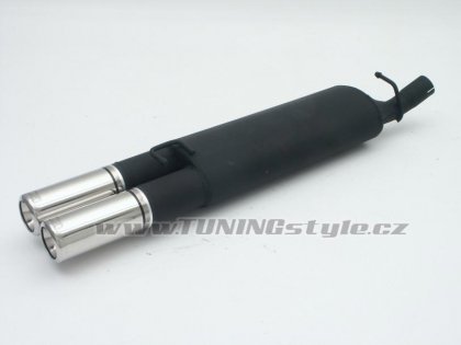 Sportovní výfuk ULTER SPORT Univerzální ,tlumič 450mm double 80x65mm 2