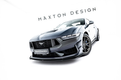 Street pro spoiler pod nárazník lipa Ford Mustang Dark Horse Mk7 černo červený
