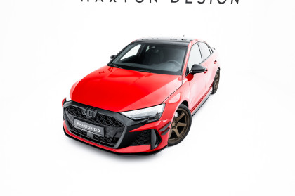 Street pro spojler pod nárazník lipa Audi RS3 Sedan 8Y Facelift černý