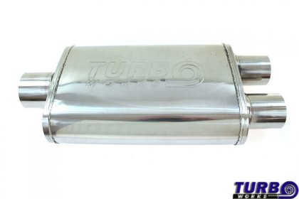 Tłumik Środkowy TurboWorks LT Center 2,75" Dual 2,75" Y-Pipe