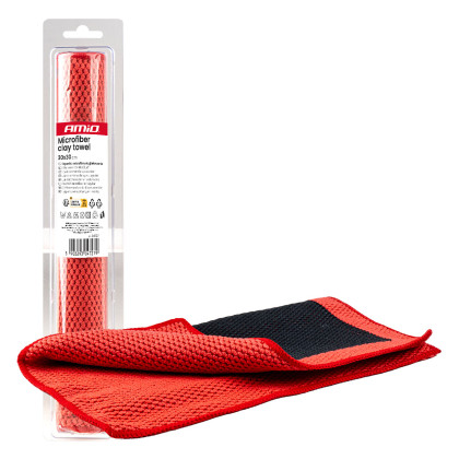 Utěrka z mikrovlákna pro clayování 30x30cm AMIO-04727