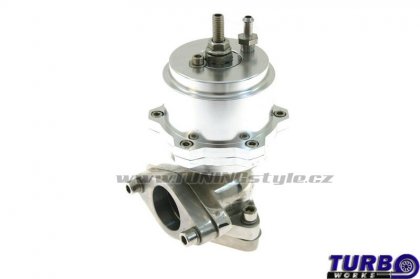 Wastegate venkovní TurboWorks 34mm 0,5 Bar Silver