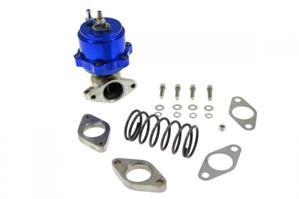 Wastegate zewnętrzny TurboWorks 34mm 0,5 Bar Silver