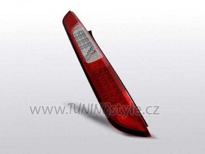 Zadní světla LED Ford Focus II 08-10 červená/chrom