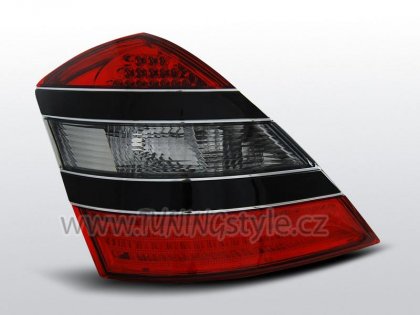Zadní světla LED Mercedes-Benz S W221 05-09 červená/černá/kouřová