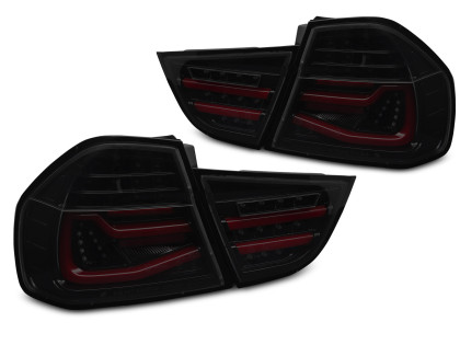 Zadní světla LED pro BMW E90 2009-2011 černá/kouřová