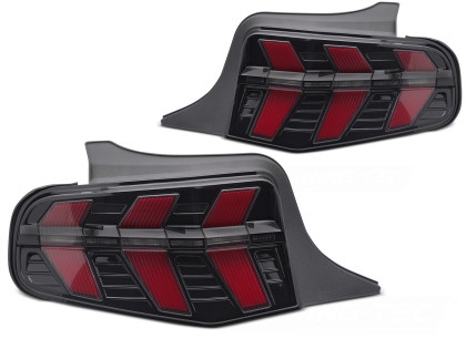 Zadní světla LED pro Ford MUSTANG 2010-2013 černé