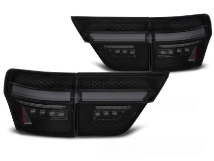 Zadní světla LED pro JEEP GRAND CHEROKEE WK2 2011-2013 černá kouřová