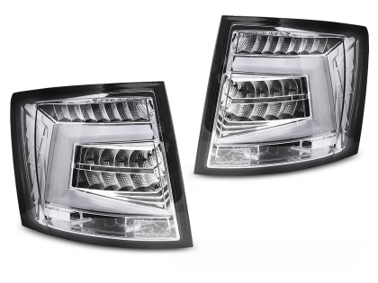 Zadní světla LED pro ŠKODA OCTAVIA III 2012-2020, kombi OEM žárovky, chromové
