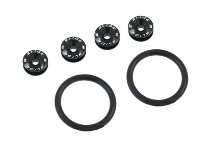 Zapinki Uchwyty Zderzaka Klapy Quick Release Black SLIDE