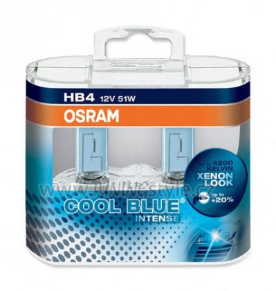 Žárovka Osram COOL BLUE Intense HB4 12V/55W DUO