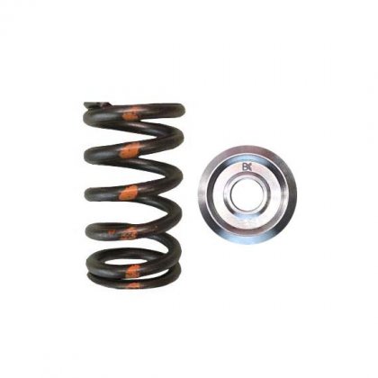 Zestaw pojedyńczych sprężyn zaworowych/ tytanowy talerzyk (Toyota 3SGE/3SGTE - Shim Overbucket/Shimless Bucket)