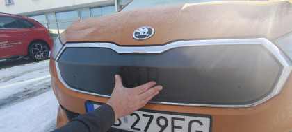 Zimní clona masky chladiče horní Škoda Fabia IV 2021-