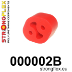 Silentblok uchycení výfuku 27mm 000002B