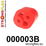 Silentblok uchycení výfuku 32mm 000003B