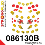 Kompletní sada silentbloků 086130B Honda Civic, CRX