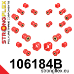 Kompletní sada silentbloků 106184B Mazda 323 F BA 94-98