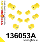 Sada silentbloků přední i zadní nápravy SPORT 136053A Opel Corsa B, Tigra