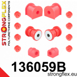 Sada silentbloků přední nápravy 136059B Daewoo Lanos, Espero, Nexia