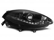 Přední světla Devil eyes LED FIAT Bravo II 07- černá