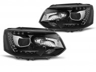 Přední světla s LED denními světly VW T5 10-15 xenon look černá
