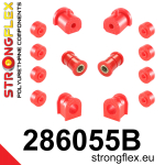 Sada silentbloků přední nápravy 286055B Nissan Micra K11