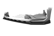 Cup-Spoilerlippe für Toyota bZ4X / Subaru Solterra CSL881-S