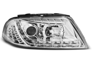 Přední světla Devil Eyes VW Passat 3BG 00-04 chrom LED blinkr